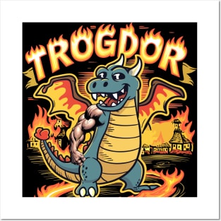 Trogdor the Burninator Dragon Posters and Art